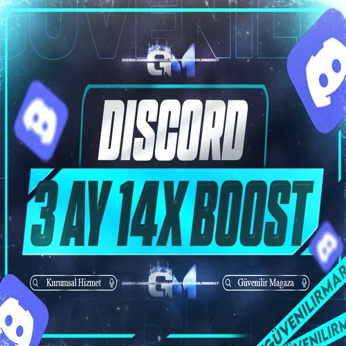 Discord 3 Ay 14x Boost